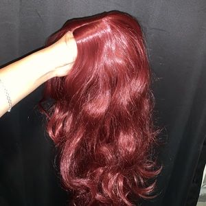 22inch Red/aburn Frontal Lace Wig